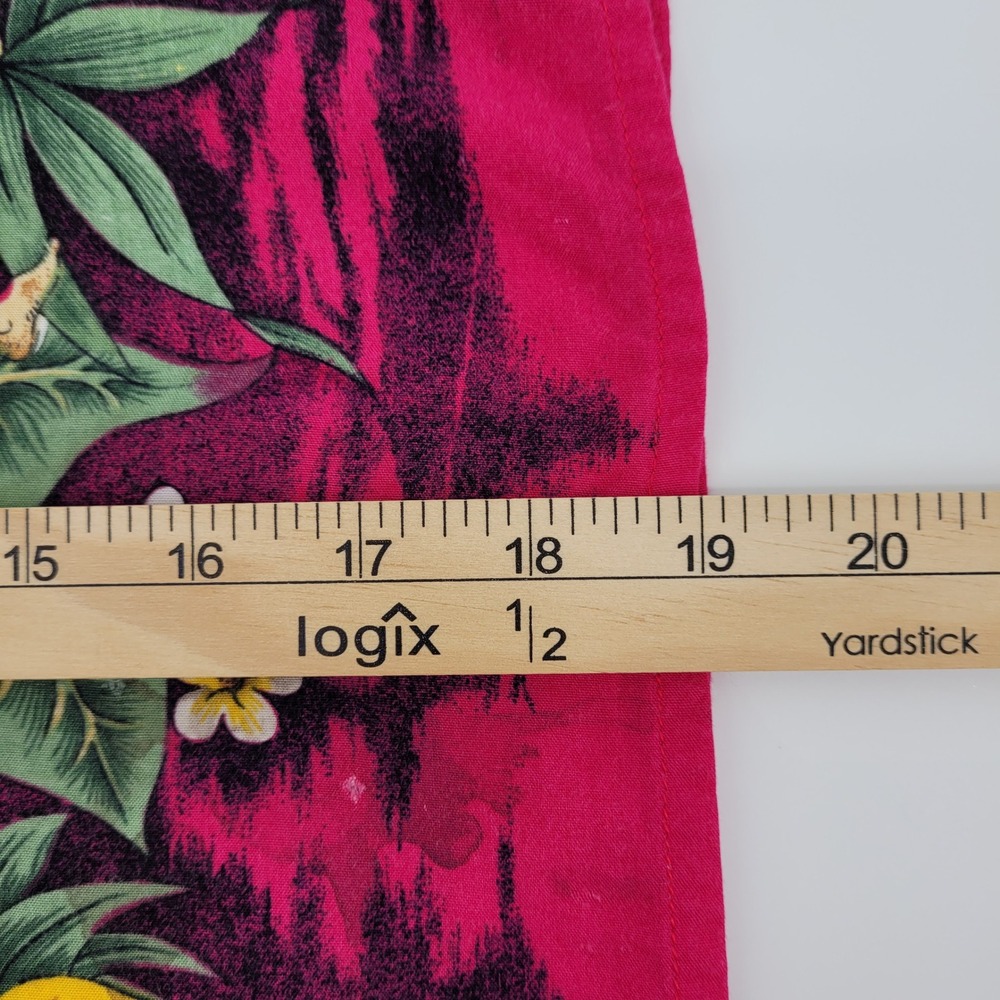 Kapal Art From Bali Pink Tropical Hula Dancer Boho Rayon Wrap Skirt Women Medium - Picture 7 of 12